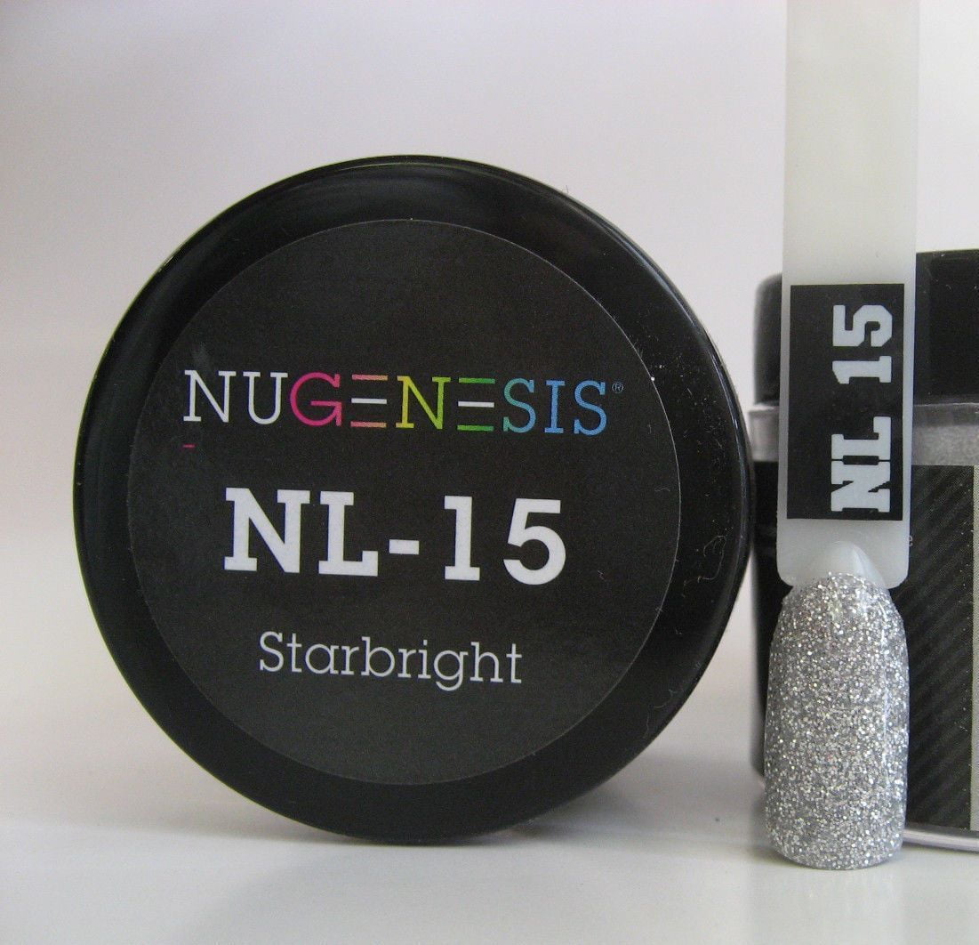 NUGENESIS Nail Color Dip Dipping Powder 1.5oz/jar - NL15 STARBRIGHT