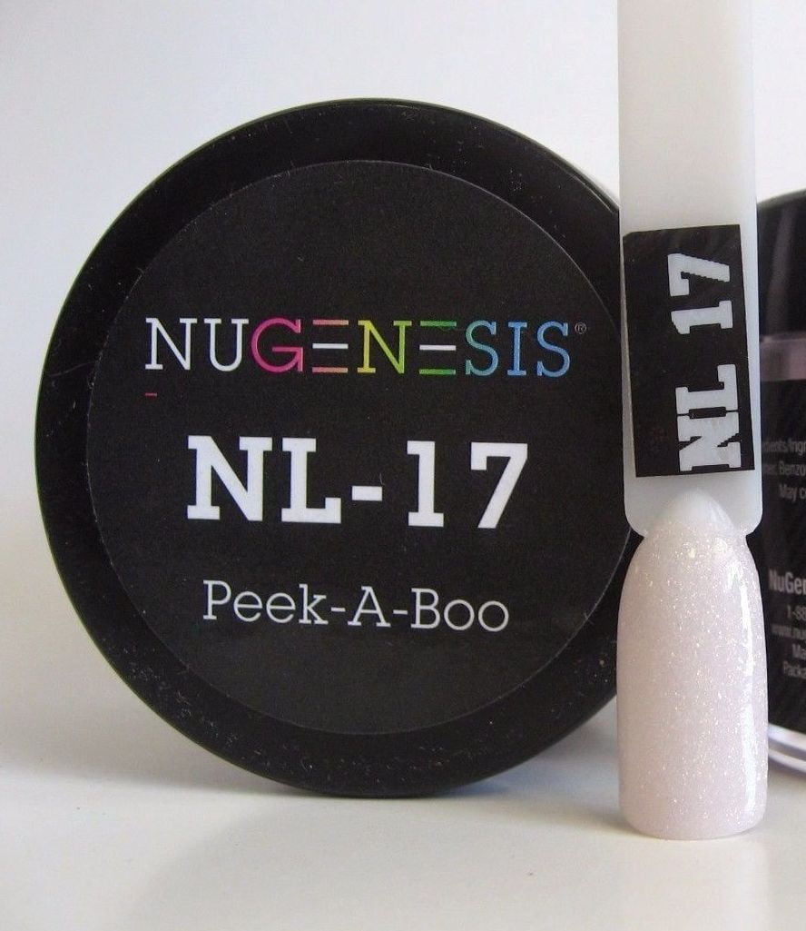 NUGENESIS Nail Color Dip Dipping Powder 1.5oz/jar - NL17 PEEK A BOO