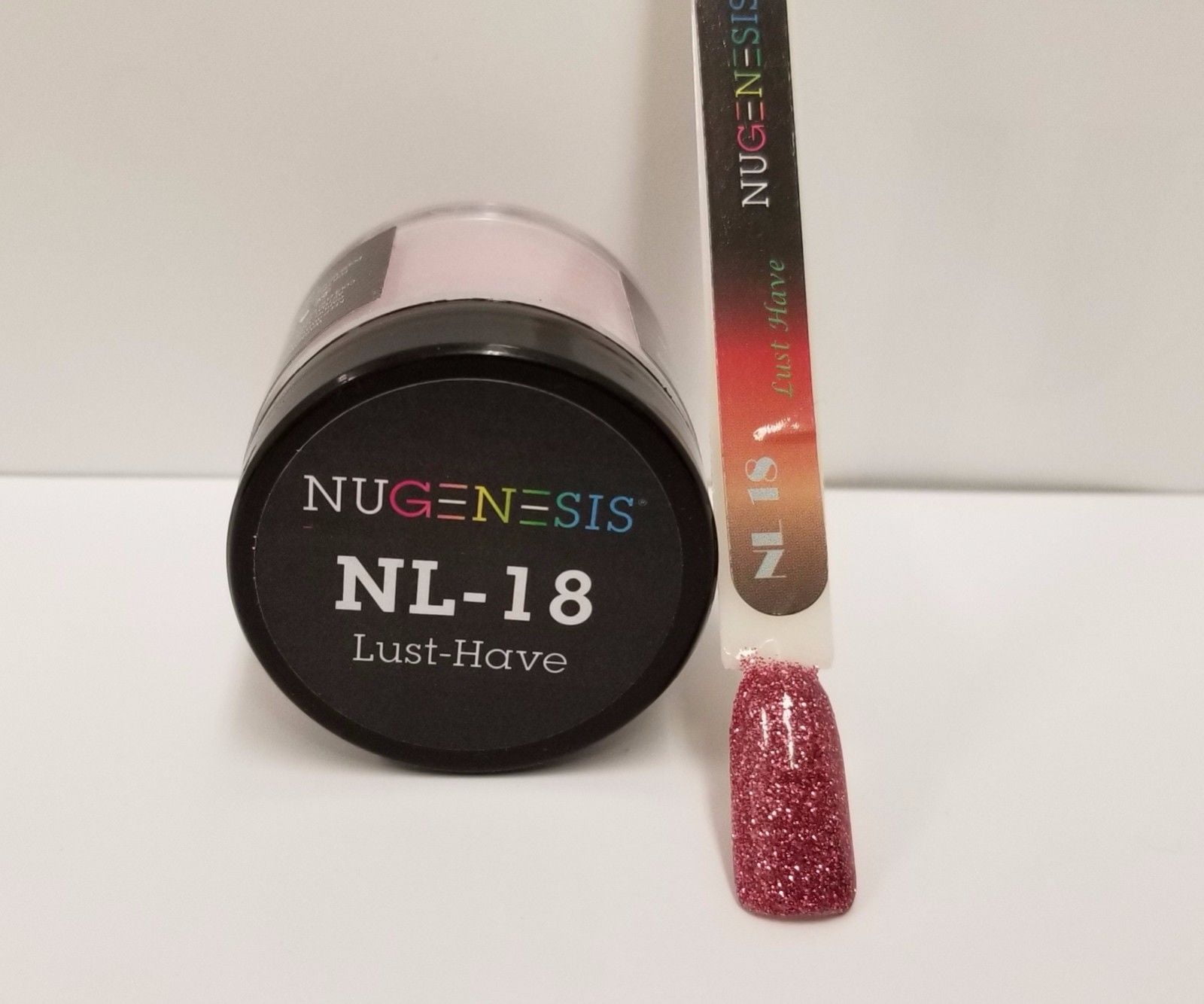 NUGENESIS Nail Color Dip Dipping Powder 1.5oz/jar - NL18 LUST HAVE