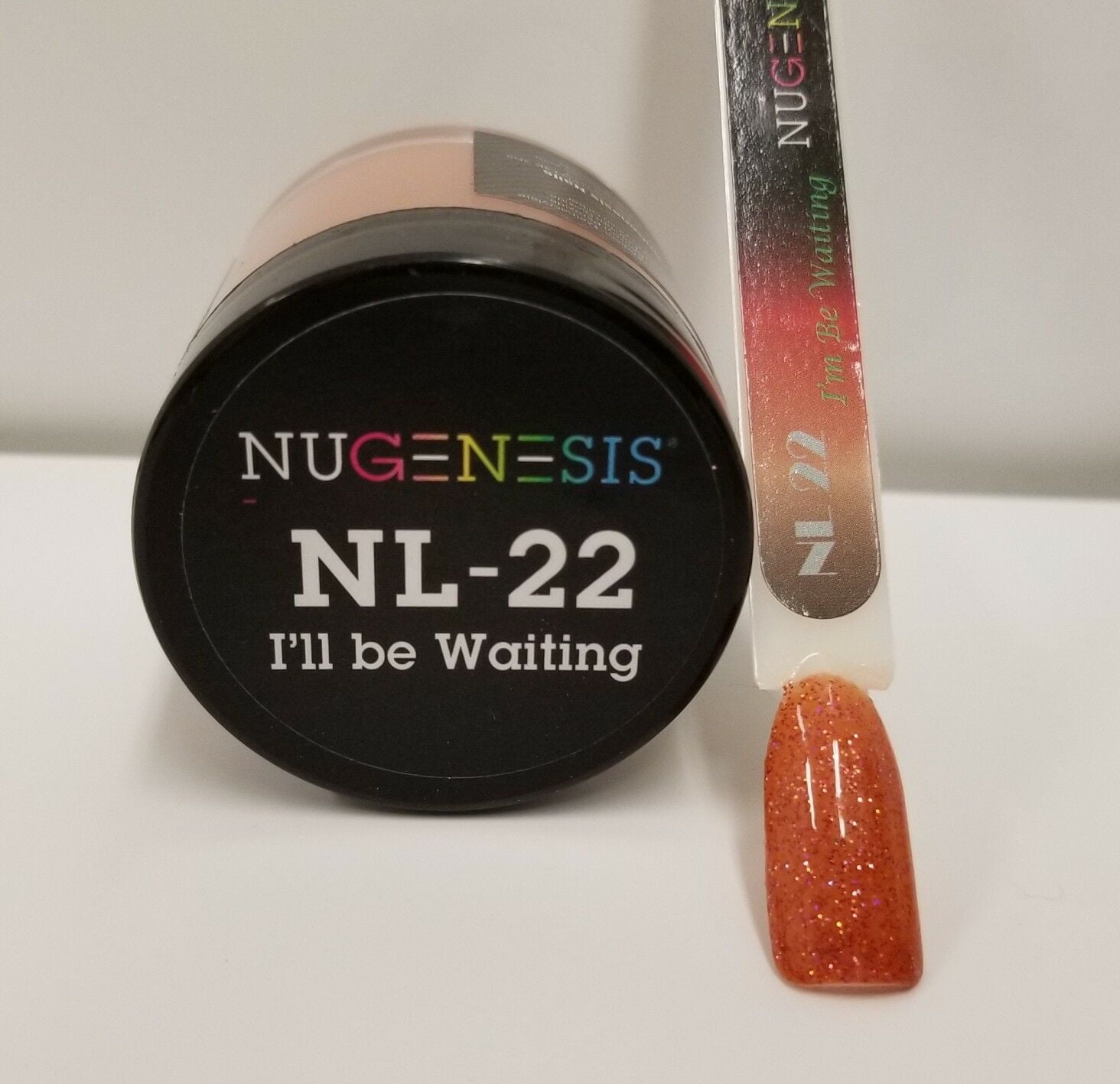 NUGENESIS Nail Color Dip Dipping Powder 1.5oz/jar - NL22 I WILL BE WAITING