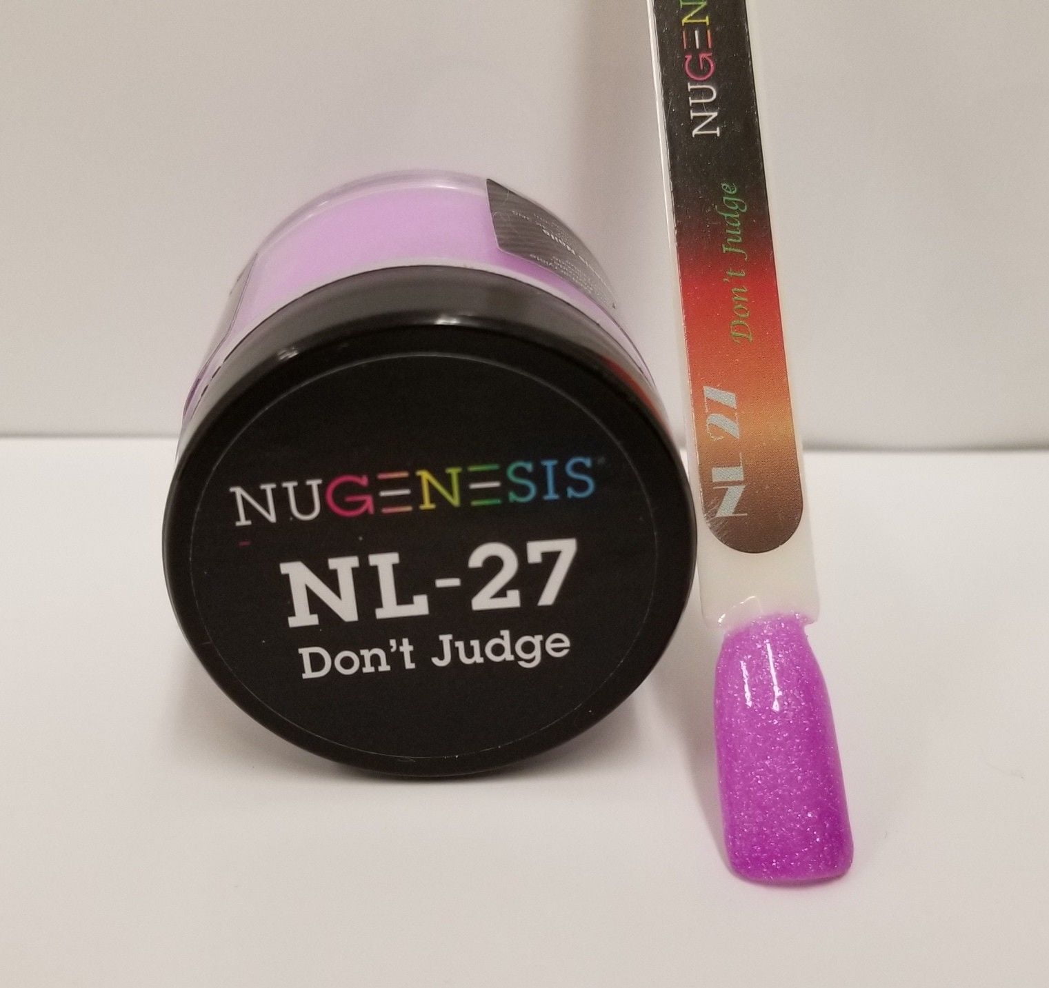 NUGENESIS Nail Color Dip Dipping Powder 1.5oz/jar - NL27 DON'T JUDGE