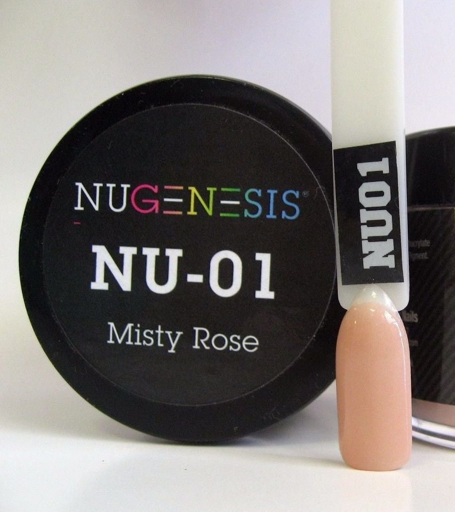 NUGENESIS Nail Color Dip Dipping Powder 1.5oz/jar - NU01 Misty Rose