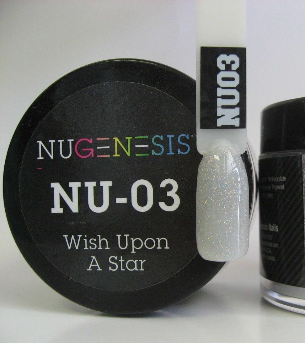 NUGENESIS Nail Color Dip Dipping Powder 1.5oz/jar - NU03 Wish Upon a Star
