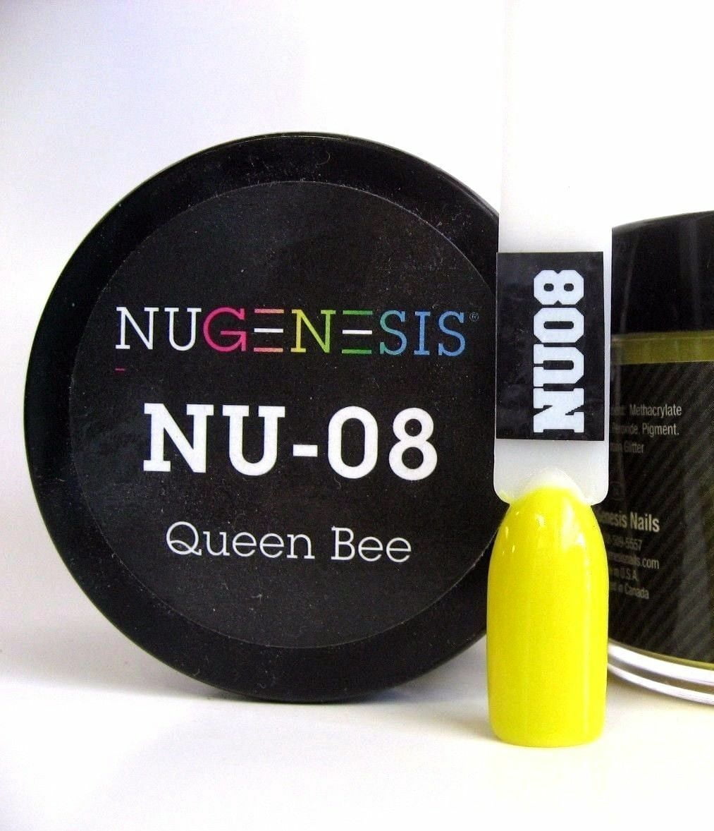 NUGENESIS Nail Color Dip Dipping Powder 1.5oz/jar - NU08 Queen Bee