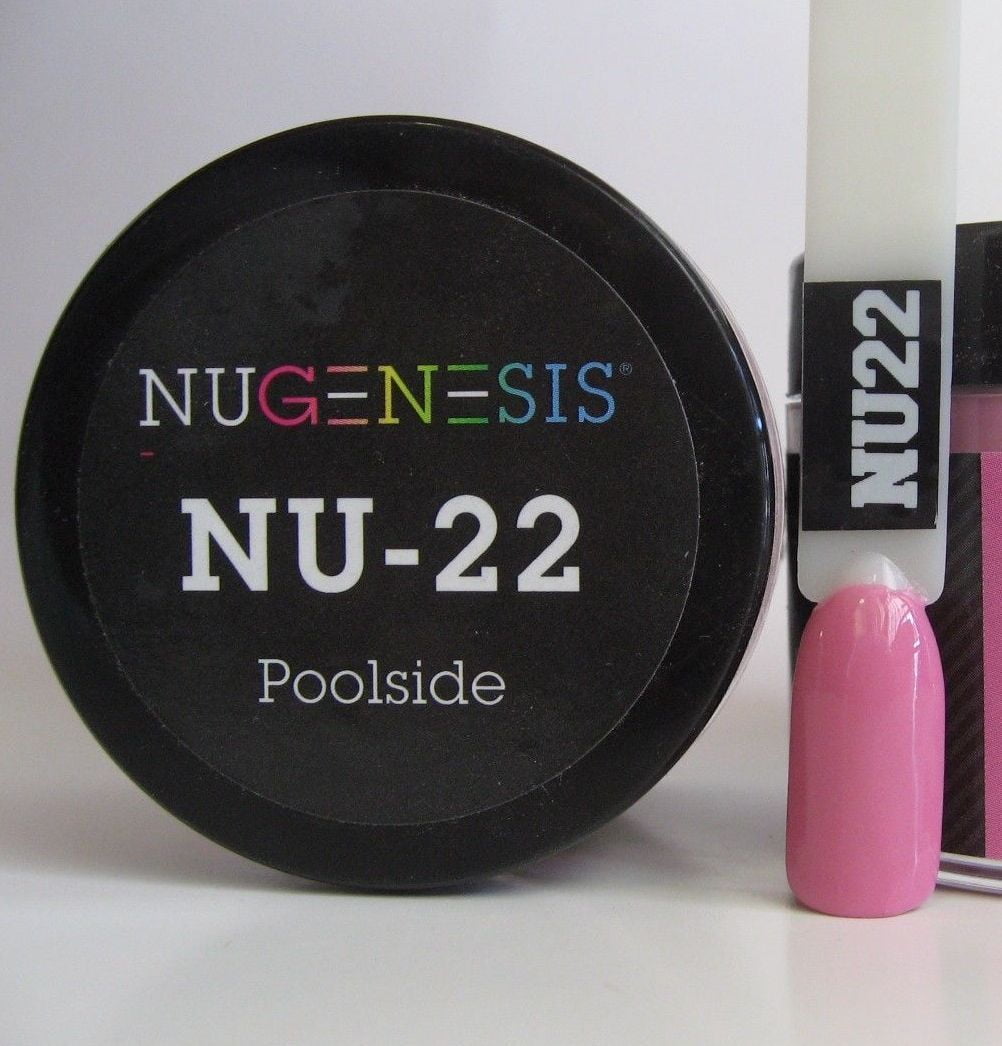 NUGENESIS Nail Color Dip Dipping Powder 1.5oz/jar - NU22 Poolside