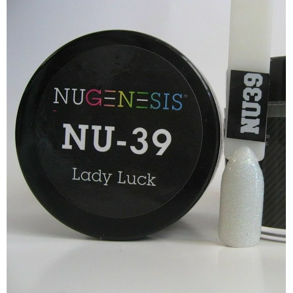 NUGENESIS Nail Color Dip Dipping Powder 1.5oz/jar - NU39 Lady Luck