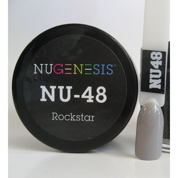NUGENESIS Nail Color Dip Dipping Powder 1.5oz/jar - NU48 Rockstar