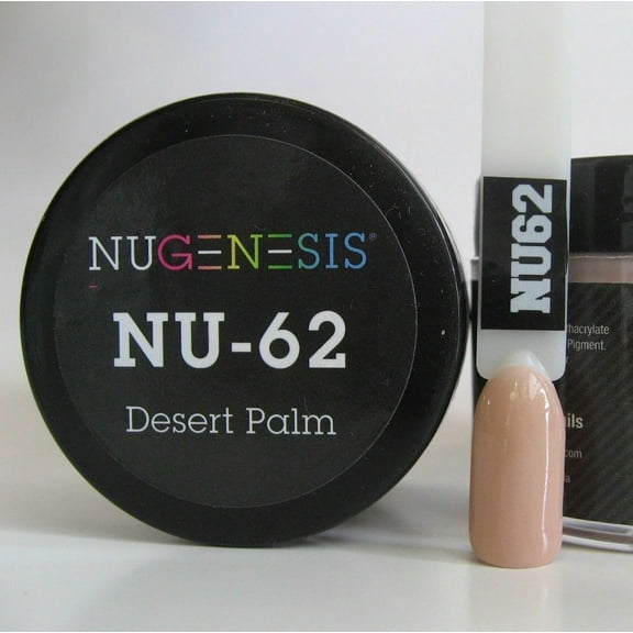 NUGENESIS Nail Color Dip Dipping Powder 1.5oz/jar - NU62 Desert Palm
