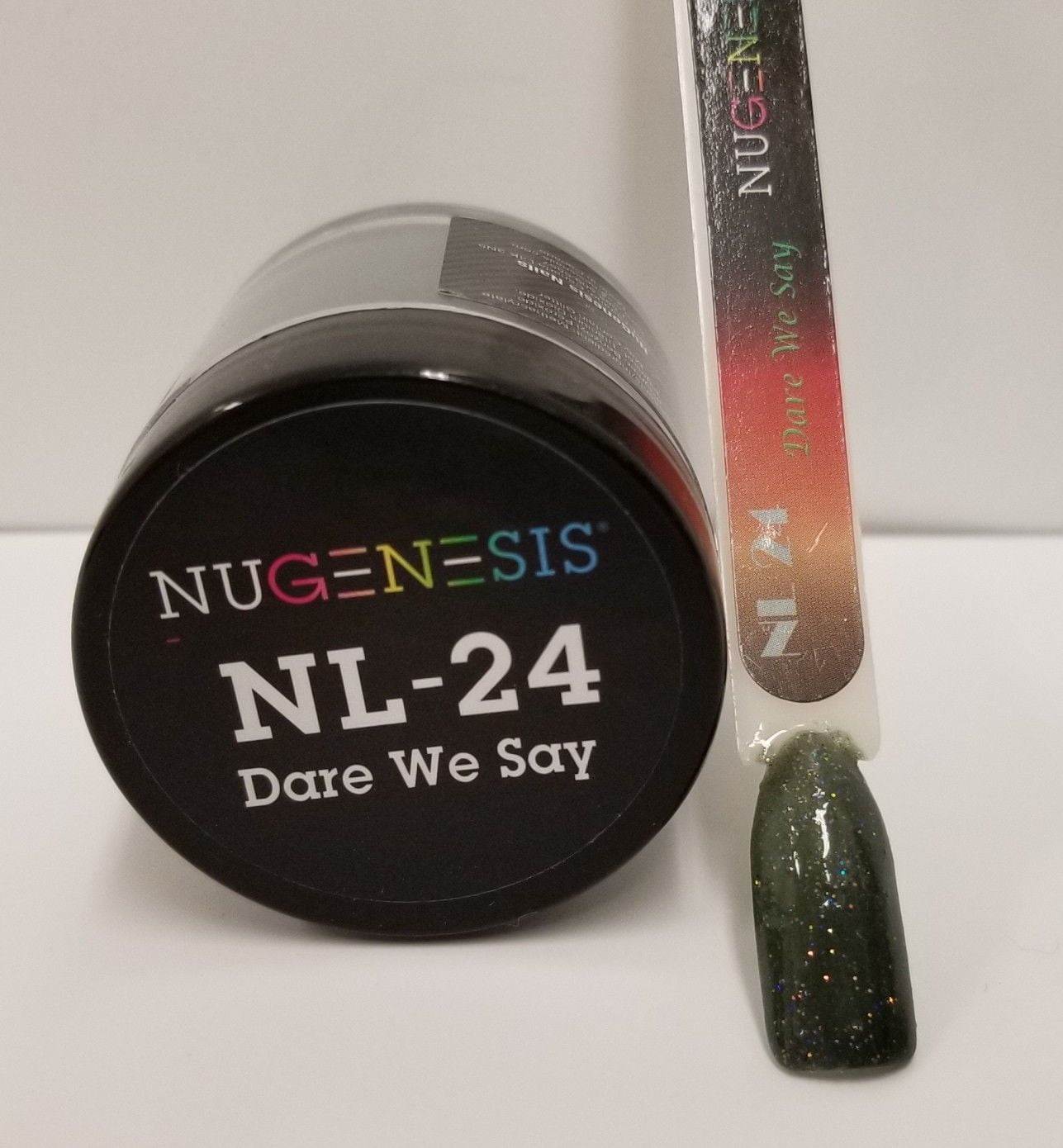 NUGENESIS Nail Color Dip Dipping Powder 1oz/jar - NL24 DARE WE SAY
