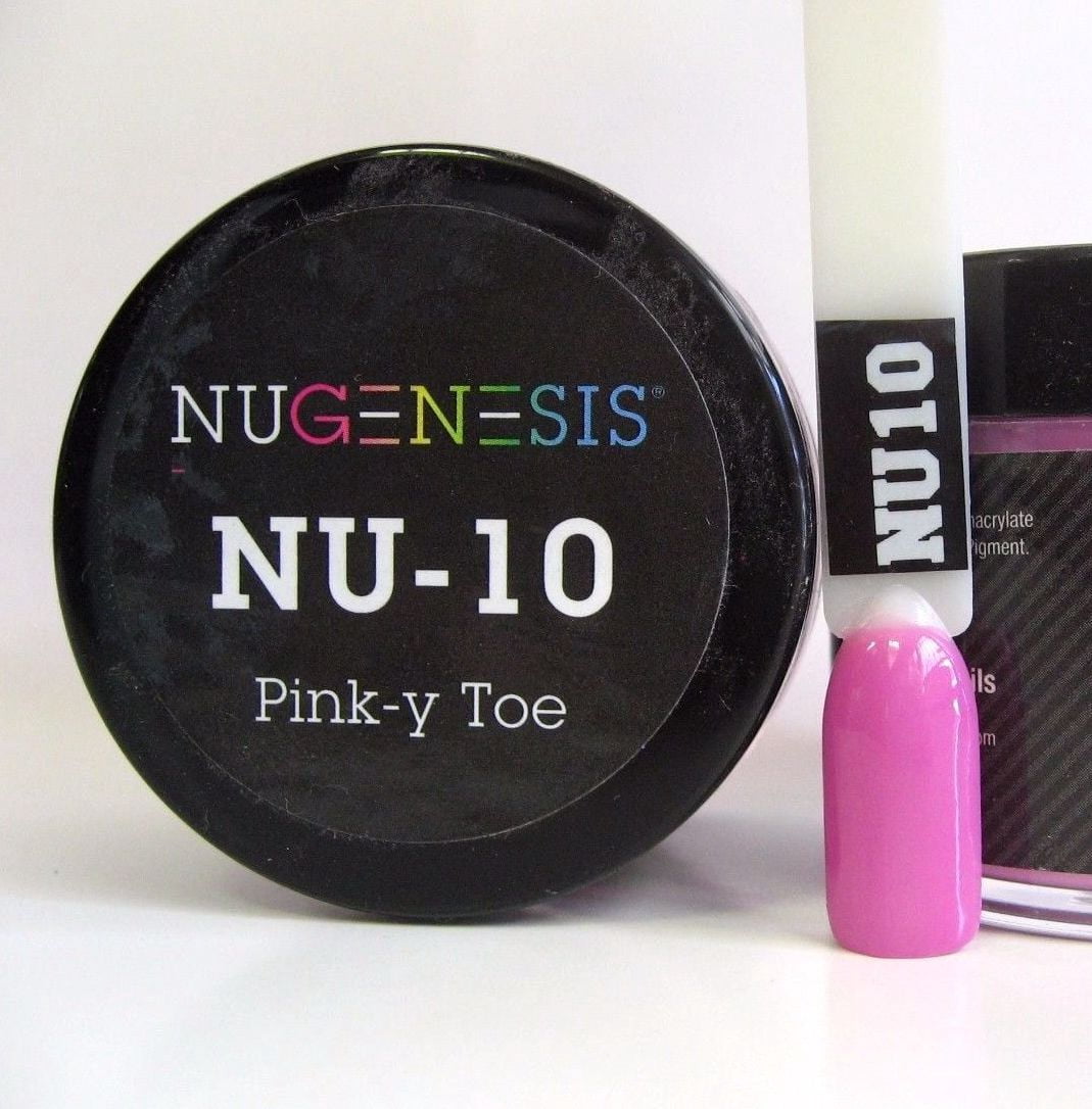 NUGENESIS Nail Color Dip Dipping Powder 1oz/jar - NU10 Pink-y-toe