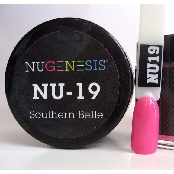 NUGENESIS Nail Color Dip Dipping Powder 1oz/jar - NU19 Southern Belle