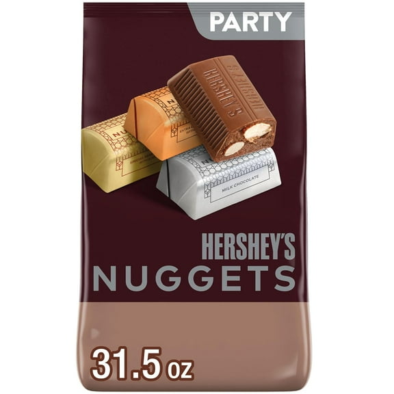 NUGGETS Assorted Chocolate, Christmas Candy Party Pack, 31.5 oz