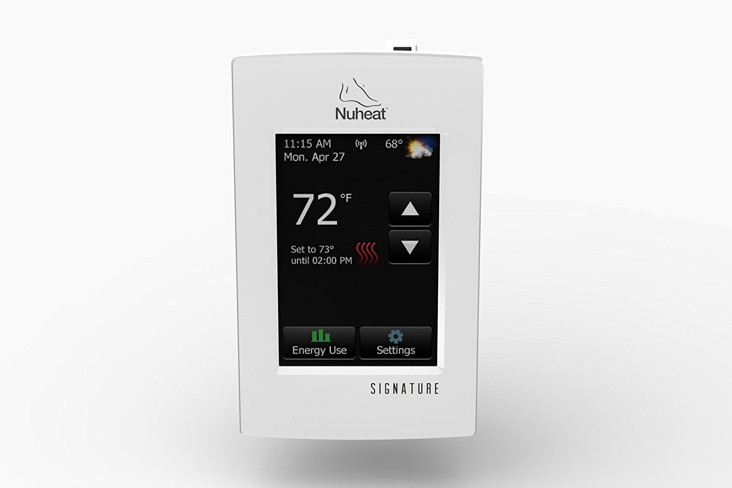 NUHEAT AC0055 SIGNATURE WiFi Touchscreen Programmable DualVoltage
