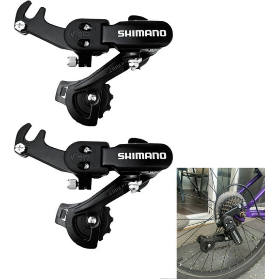 NUHUi 2X Fit for Shimano Bicycle Parts Derailleur Rear RD-TZ31-A Tourney 6/7 Speed for MTB Bike Direct Mount/Hanger Mount Replacement Parts