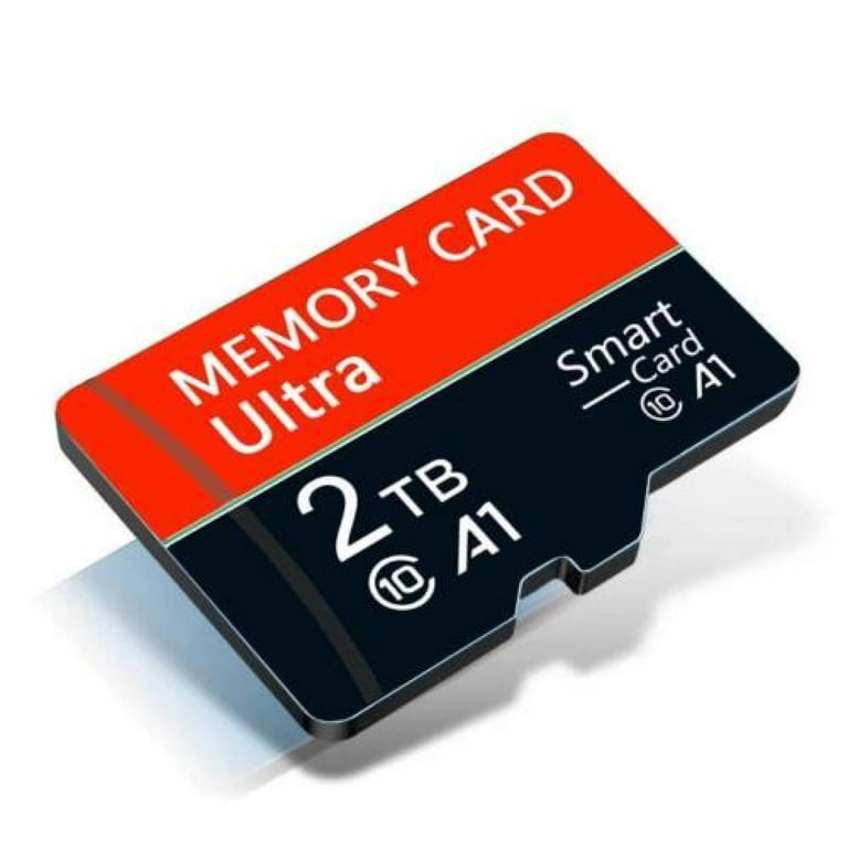 NUHUi Red Storage Card Plug And Play Data Storage 100MB/S High Speed Mini SD  Card 2TB Gift 