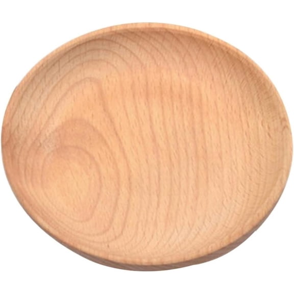 NUISISA Food Tray Wooden Bamboo Serving Tray for Tea Cup Saucer Trays Fruit Plate Storage Pallet Flower Pot Stand Food Tray