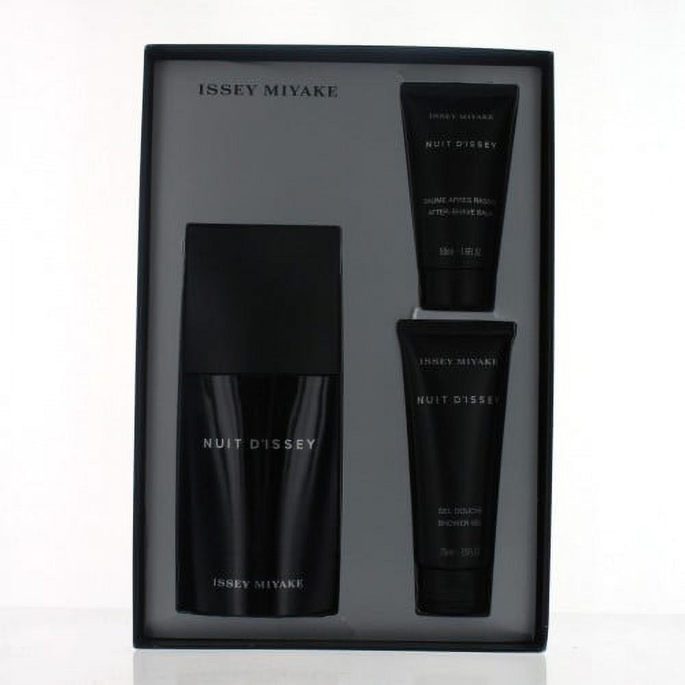 NUIT D'ISSEY MEN 3 PIECE GIFT SET - 4.2 OZ EAU DE TOILETTE by