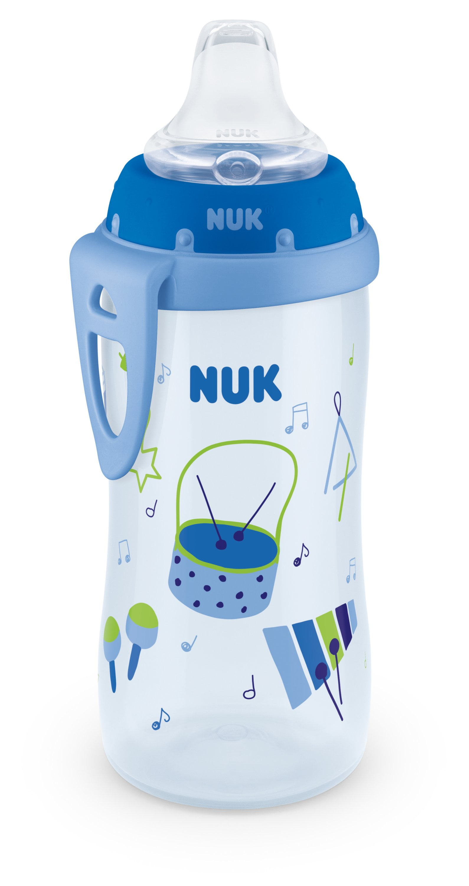 NUK Active Cup, 10 oz Soft Spout Sippy Cup, 12+ Months, 1 Pack, Boys