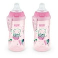 thumbnail image 1 of NUK Active Sippy Cup, 10 oz, 2 Pack, 8+ Months, Girl, 1 of 5