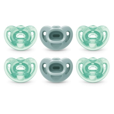 NUK® Sensitive™ Orthodontic Pacifiers, 0-6 Months, 6 Pack