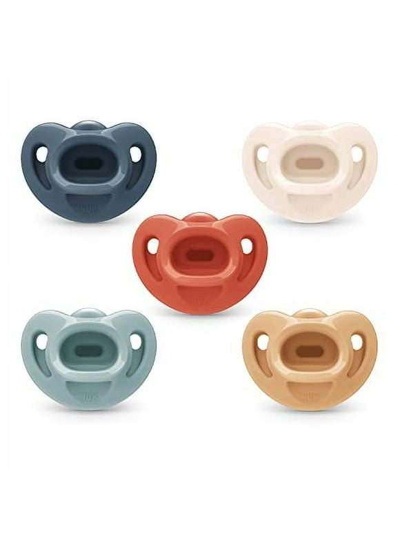 NUK Comfy Orthodontic Pacifiers, Timeless Collection, 6-18 Months, 5 Count