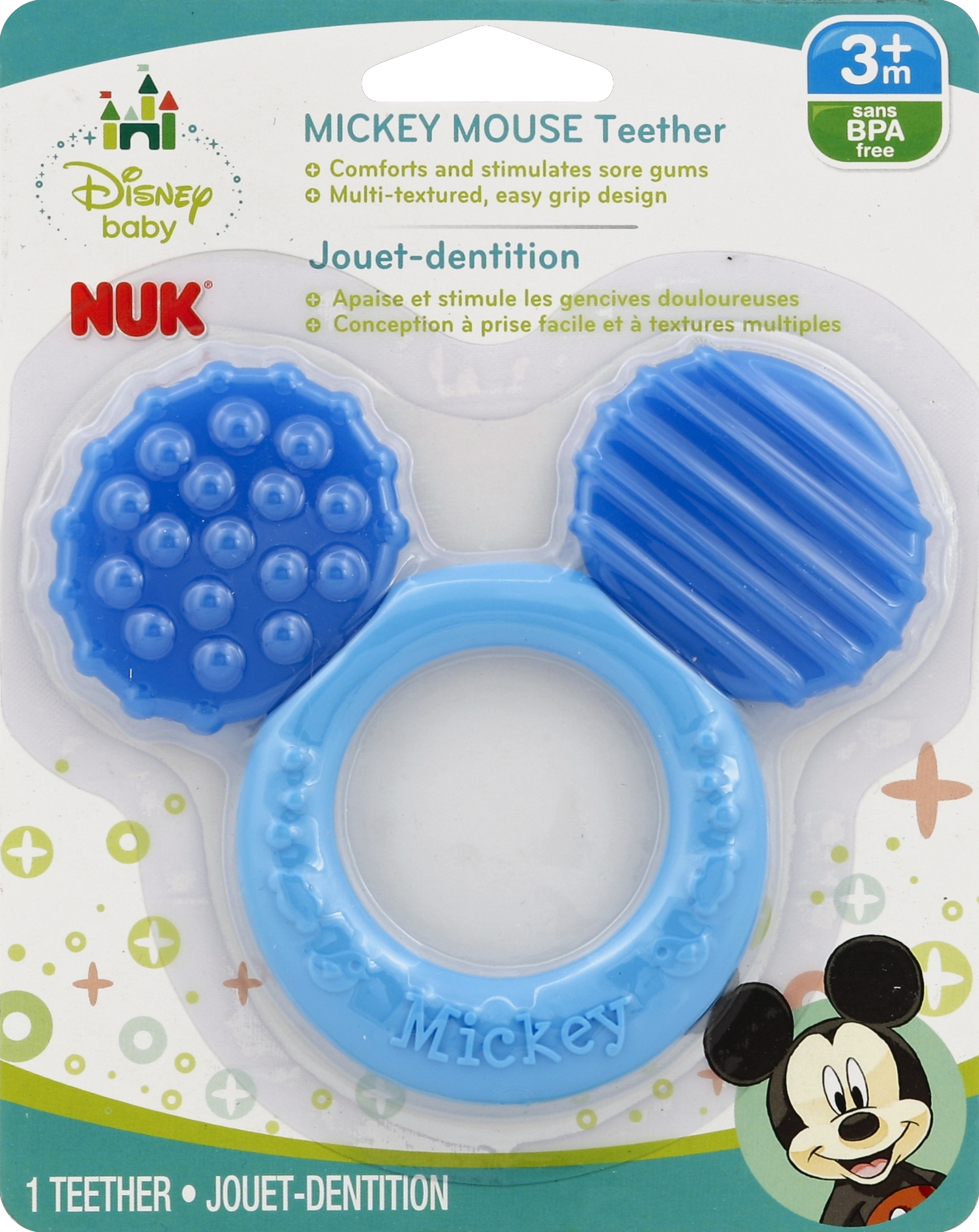 Nuk Mickey Mouse Teether - image 1 of 2