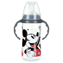 NUK Disney Learner Cup, Mickey Mouse, 10 oz, Soft Spout Sippy Cup, 6  Months, Unisex