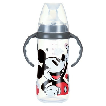 NUK Disney Learner Cup, Mickey Mouse, 10 oz, Soft Spout Sippy Cup, 6+ Months, Unisex