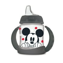 NUK Disney Learner Cup, Mickey Mouse 5 oz Soft Spout Sippy Cup, 6  Months, Unisex