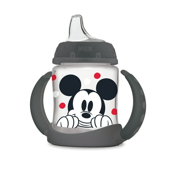 NUK Disney Learner Cup, Mickey Mouse 5 oz Soft Spout Sippy Cup, 6+ Months, Unisex