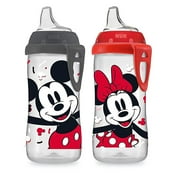 NUK Disney Mickey and Minnie Mouse Soft Spout Active Cup, 10 oz, 2 Pack