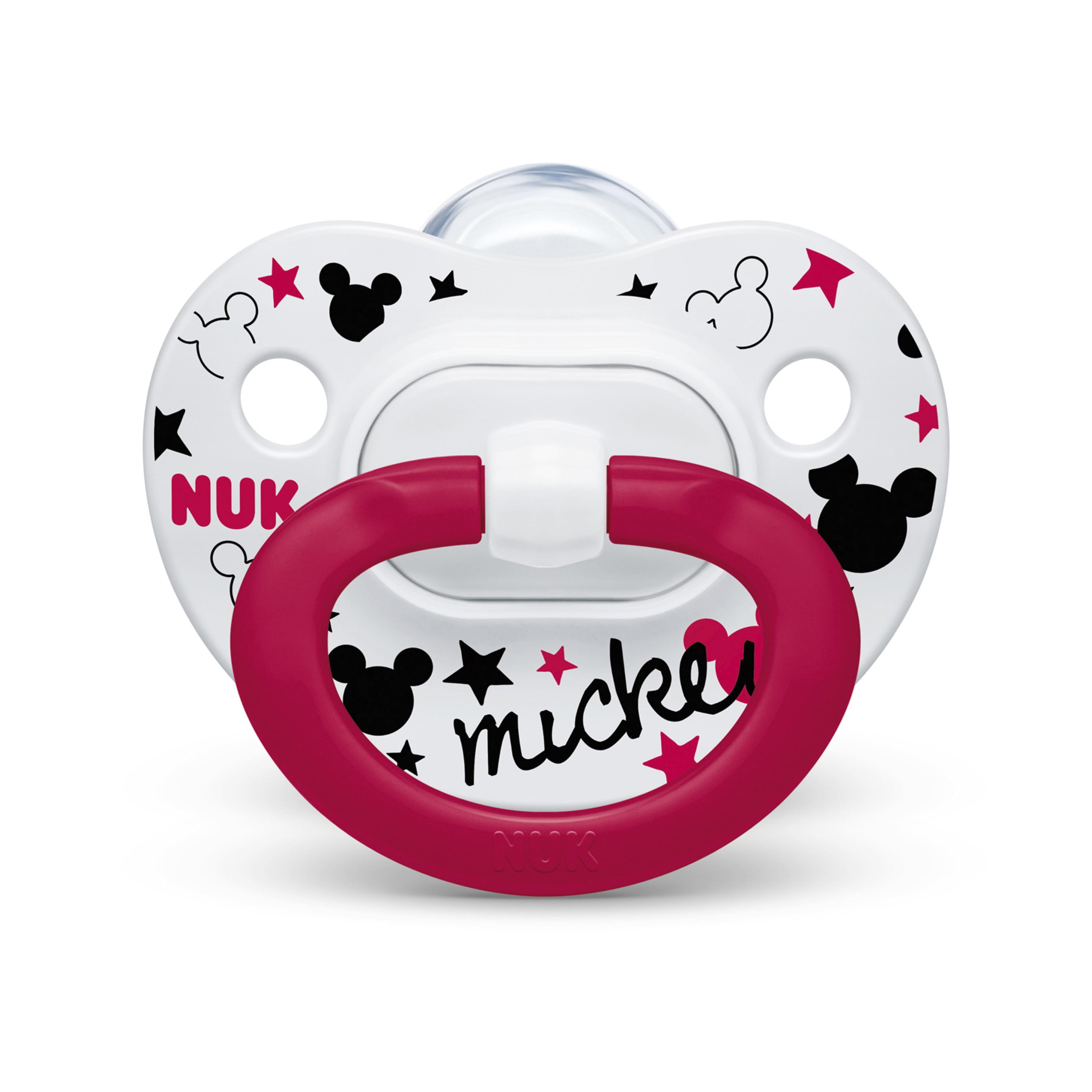 NUK Disney Minnie Mouse Orthodontic Pacifiers, 6-18 Months, 2-Pack ...