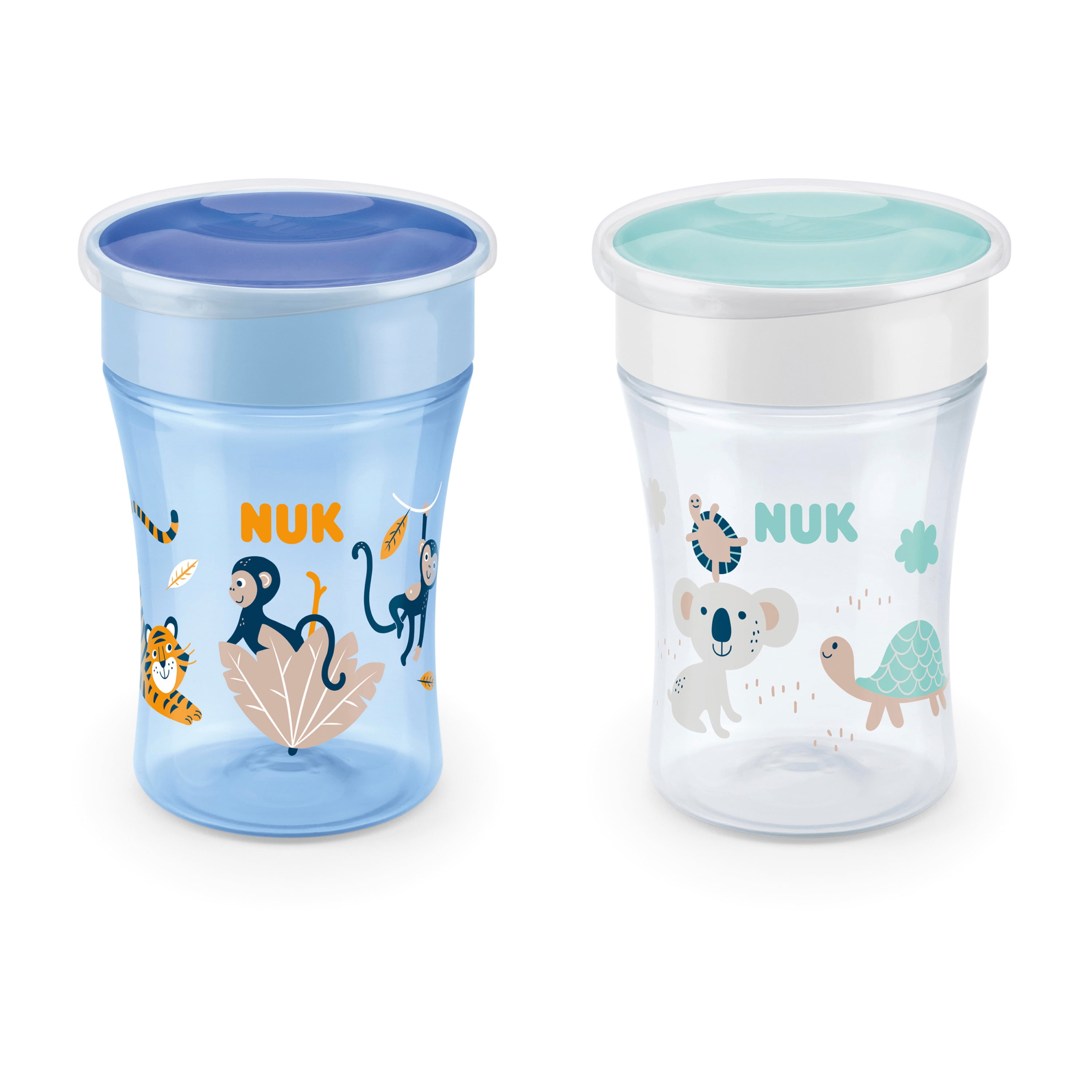 NUK Evolution 360 Spoutless Cup, 8 oz, 2-Pack 