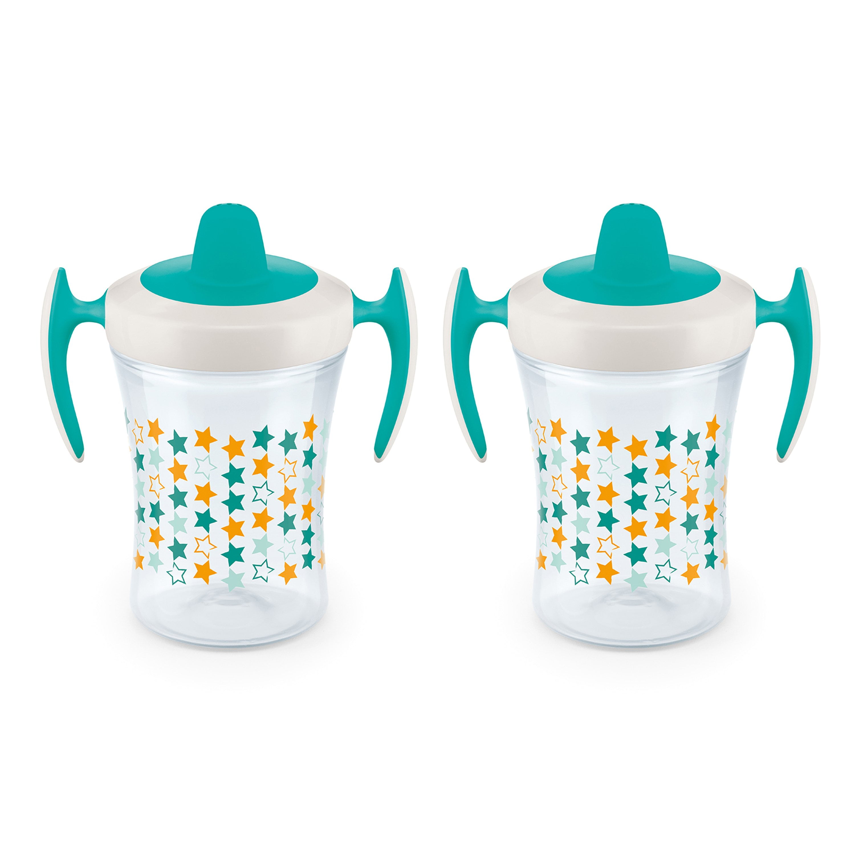 NUK Evolution Learner Soft Spout Sippy Cup, 8 oz., 2-Pack, Unisex