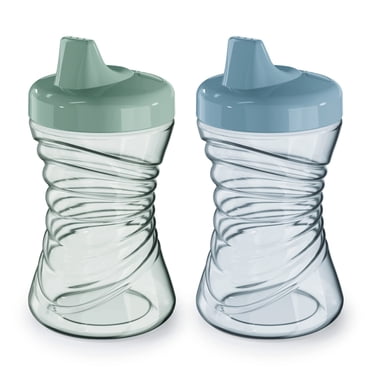 NUK First Choice Fun Grips Hard Spout Cup, 10 oz, 2 Pack