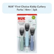 NUK First Choice Kiddy Cutlery Forks, 3 Pack