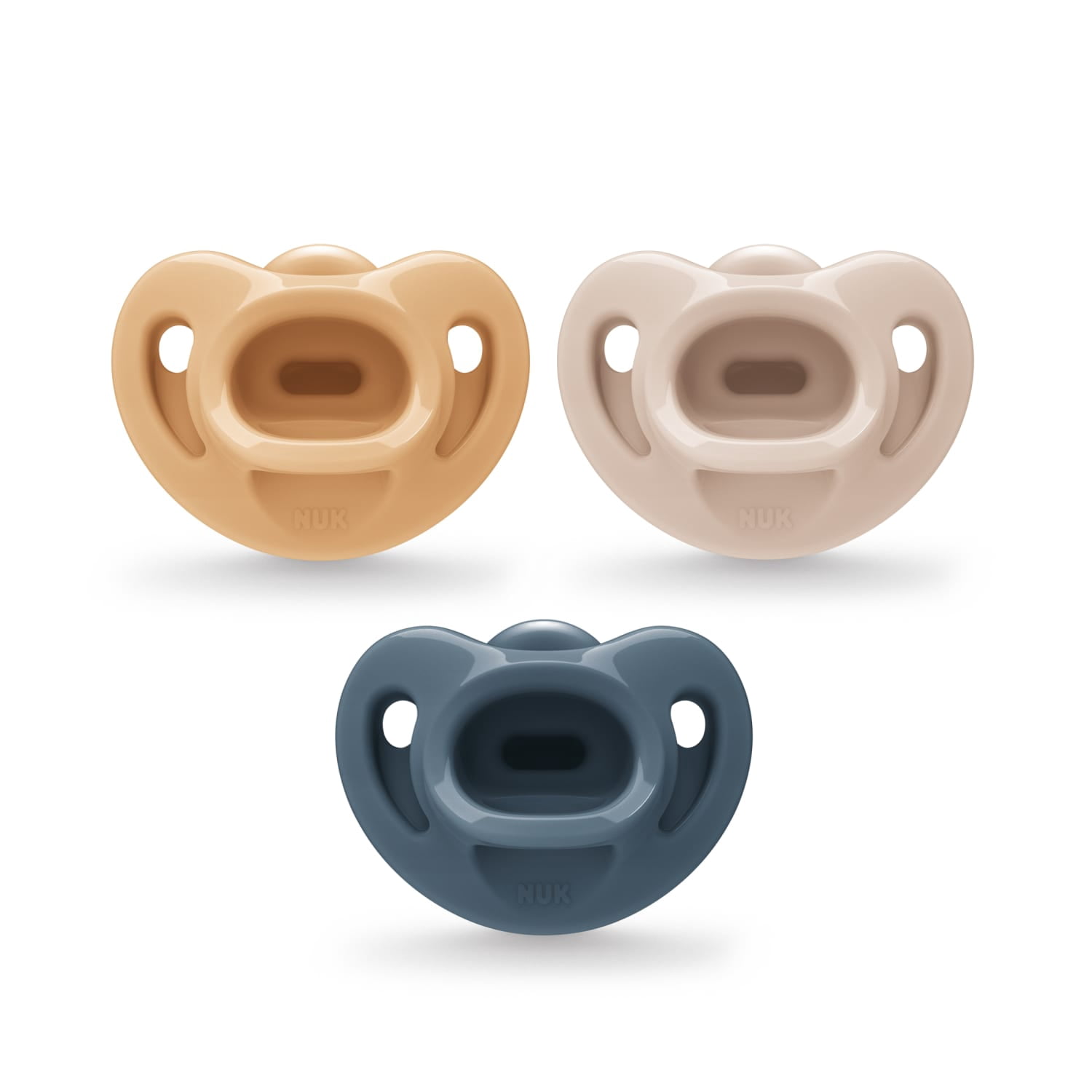 NUK First Choice Comfy Silicone Newborn Baby Pacifier, 0-6 Months, Blue ...