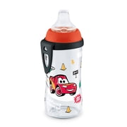 NUK Disney Cars First Choice Active Toddler Sippy Cup, 8+ Months, 10 oz