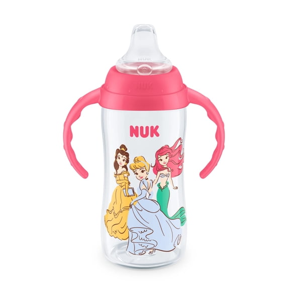 NUK Disney Princess First Choice Large Learner Toddler Sippy Cup, 10 oz, 1 Pack