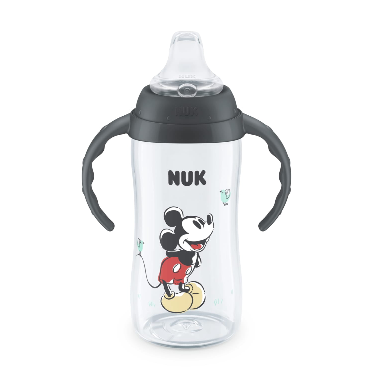 NUK Disney Mickey Mouse First Choice Large Learner Toddler Sippy Cup, 10 oz, 1 Pack