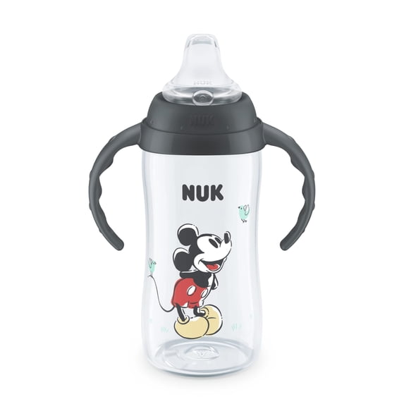 NUK Disney Mickey Mouse First Choice Large Learner Toddler Sippy Cup, 10 oz, 1 Pack