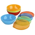 thumbnail image 1 of NUK First Essentials Bunch-a-Bowls, Assorted Colors, 4-Pack, 1 of 4