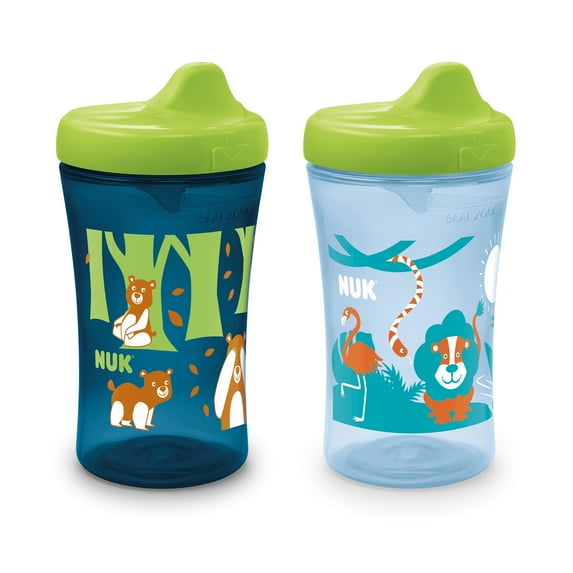 NUK Hide 'n Seek Hard Spout Sippy Cup, 10 oz, 2 Pack, 9+ Months, Unisex