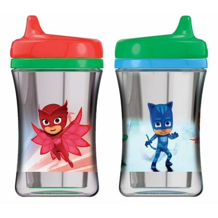 NUK Insulated Hard Spout Sippy Cup, PJ Masks, 9 oz, 2-Pack, Unisex