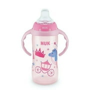 NUK Learner Cup, 10 oz Soft Spout Sippy Cup, 1 Pack, Girl