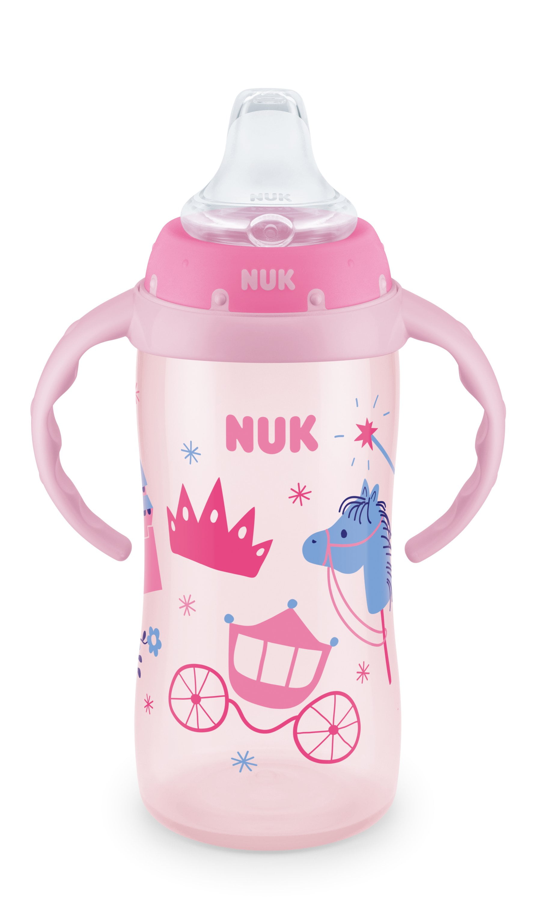 Nuk Learner Straw Cup, 10 oz - Toddler Cup with Soft Straw for Easy Drinking, 8 Months and Up