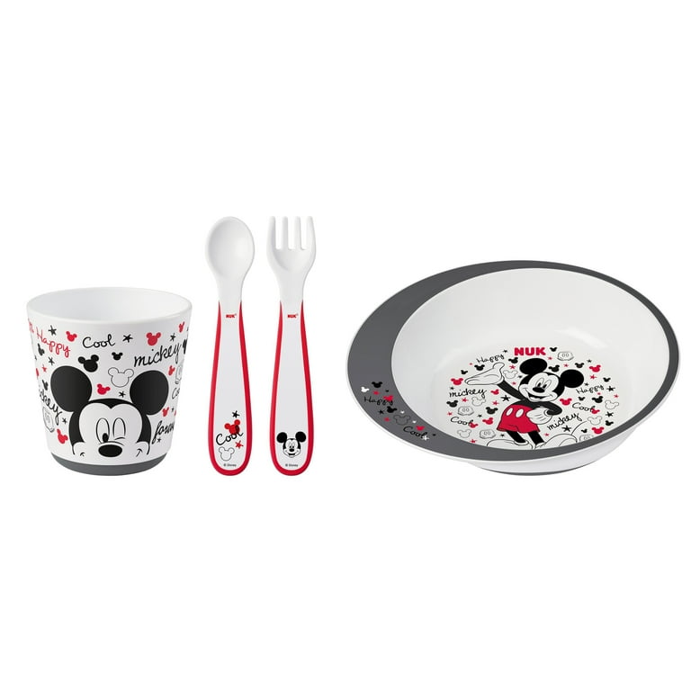 NUK Mickey Mouse Infant Tableware Set, 4 Pieces - Walmart.com NUK Mickey Mouse Infant Tableware Set, 4 Pieces - Walmart.com