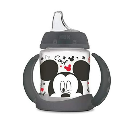 NUK Mickey Mouse Learner Cup, 5 oz, Soft Spout Sippy Cup, 1 Pack, 6+ Months, Unisex