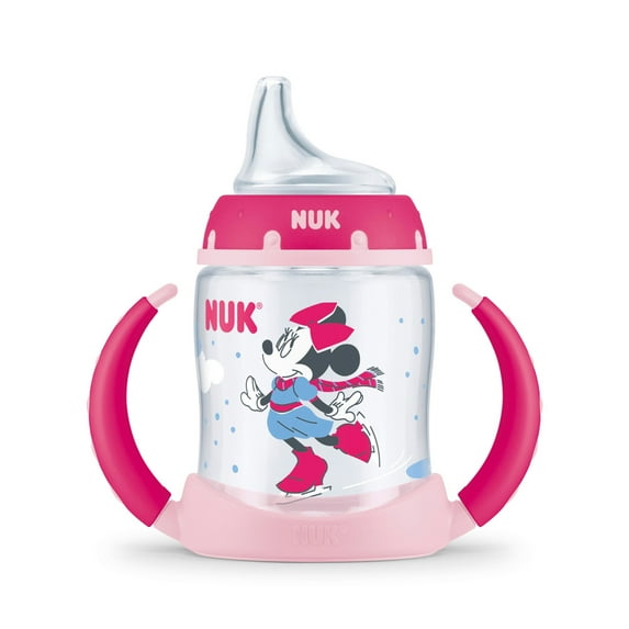 NUK Minnie Mouse Learner Cup, 5 oz Soft Spout Sippy Cup, 1 Pack, 6+ Months