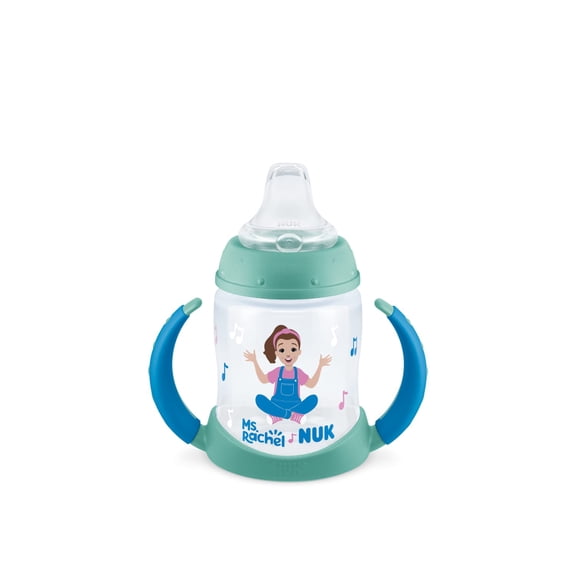 NUK Ms. Rachel Learner Toddler Baby Sippy Cup, 6+ Months, 5 oz